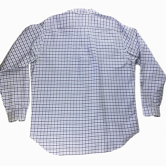 𝅺Ralph Lauren Cotton Button Down Long Sleeve Plaid. Sz XLT - Picture 3 of 5